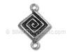 Silver Handcrafted Maze Charm