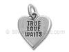 True Love Waits Heart Charm