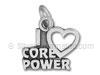 I Love Core Power Charm