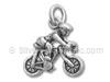 Sterling Silver Biker Charm