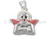 Sterling Silver Enamel Angel Charm