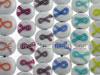 Awareness Ribbon Lampwork Beads