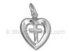 Cross Heart Charm