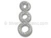 3 Circle Cubic Zirconia Pendant