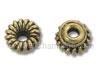 Gold Plated Rope Bead Cap