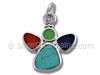 Sterling Silver Enamel Angel Charm