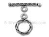 Silver 11mm Rope Toggle
