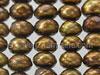 Golden Brown Faceted Potato Pearl