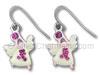 Awareness Ribbon Angel Earrings
