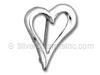 Heart Outline Brooch Pin