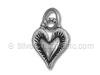 Sterling Silver Dainty Heart Charm