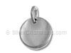 Engravable Disc Round Tag Charm