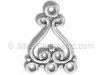 Silver Chandelier Dangle Earring Parts