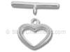 14mm x 14mm Heart Toggle