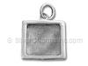 Square Silver Picture Frame Charm