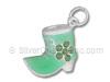 Green Boot with Green Cubic Zirconia