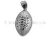 Hollow Football Pendant