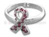 Breast Cancer Awareness Ribbon Ring