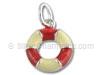 Sterling Silver Enamel Dinghy Charm