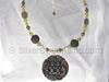 Trendy Necklace with Jade Pendant