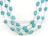16" Multi-Strand Sleeping Beauty Turquoise Necklace