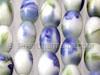 Oval Flower Style Glass Beads