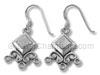 Silver Diamond Shape Earring Finding