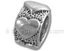 Heart Spacer Bead