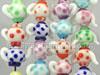 Spotted Tea Pot Glass Beads