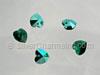 Emerald Aurore Boreale Heart Austrian Crystals