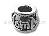 "Mom" Silver Spacer Bead
