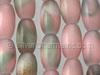 Oval Colorful Glass Beads