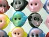 Monkey Face Glass Beads