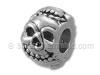 Halloween Skull Face Spacer Bead