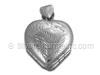 Sterling Silver Four Picture Heart Locket