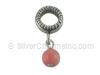 Spacer Bead with 6mm Coral Bead
