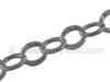 Oval Hammered Link Chain