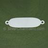 Silver 23mm Oval Stamping Blank