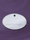 Silver Oval Stamping Blank