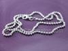 Rhodium Plated Moon Chain