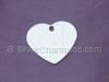 Silver Pattern Heart Stamping Disc