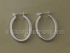 Silver 33mm Hoop Earrings