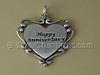 Happy Anniversary Heart Charm
