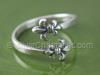 Fleur de Lis Adjustable Ring