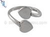 8mm Hearts Adjustable Ring