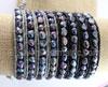 Mixed Pearls Leather Wrap Bracelet