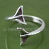 Whale Tail Adjustable Ring