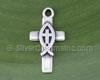 Cross with Religious Fish Charm