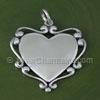 Large Engraveable Heart Charm