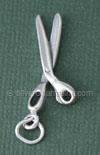 Silver Large Scissors Charm